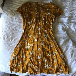 mustard yellow sundress